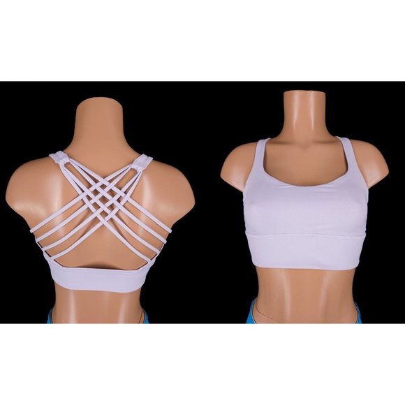 lululemon athletica Tops - LULULEMON 8 Free to Be Long-Line Bra Wild *Light Support, A/B Cups Lavender Dew